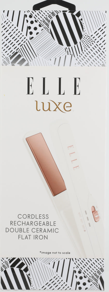 Elle Luxe Rechargeable Double Ceramic Flat Iron techbyelle